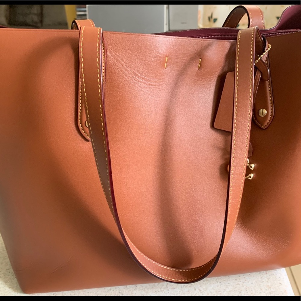 Coach Central Tote in Tan - Picture 1 of 5